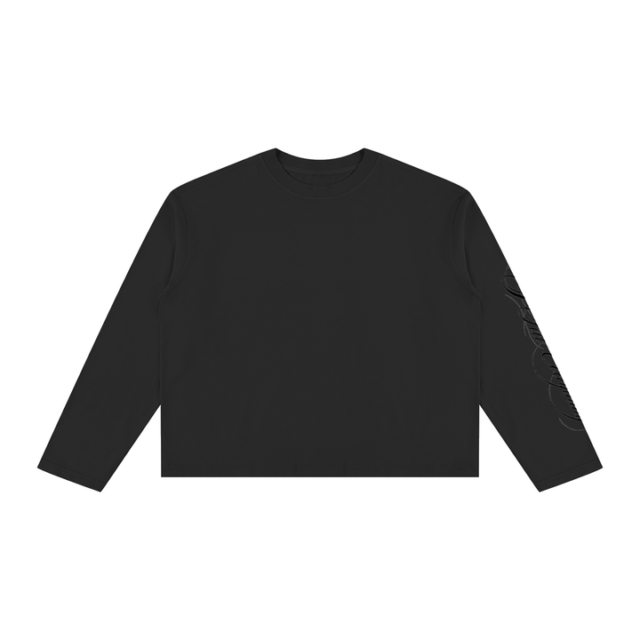 Unisex Vintage Wash Long Sleeve Boxy T-Shirt