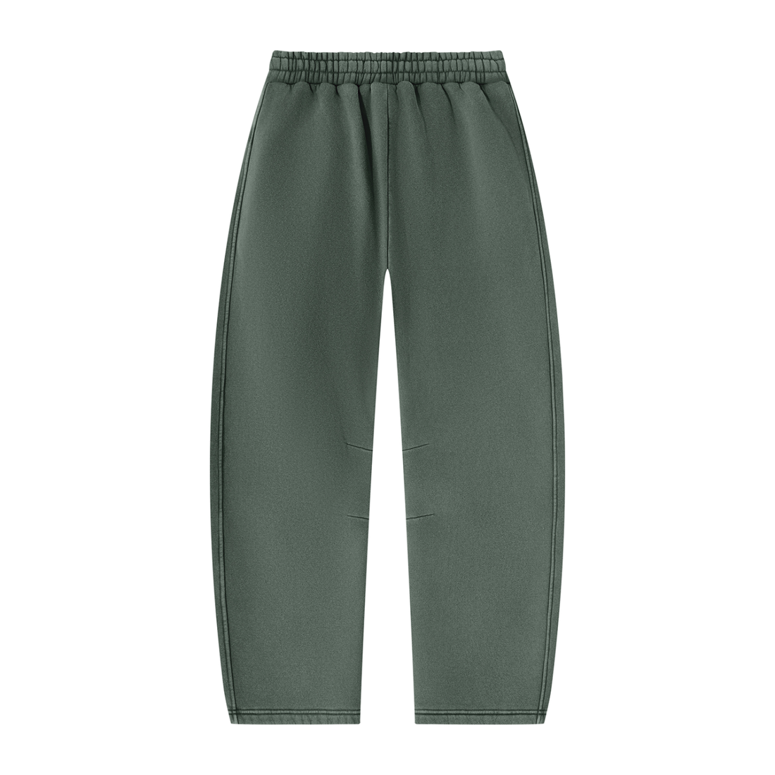 Unisex Vintage Wash Barrel Leg Fleece Sweatpants