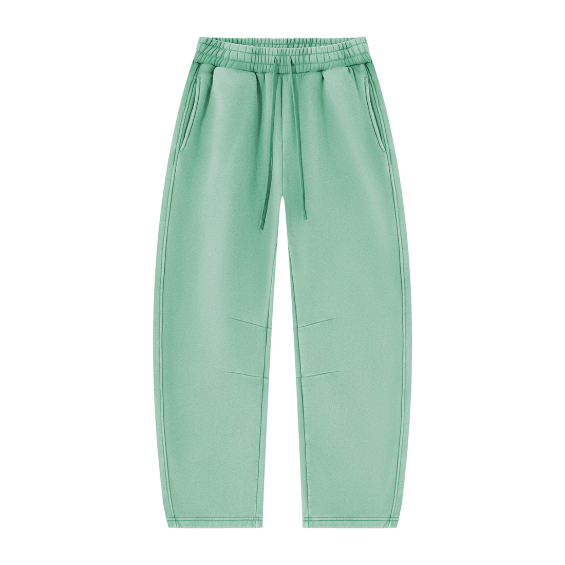 Unisex Vintage Wash Barrel Leg Fleece Sweatpants