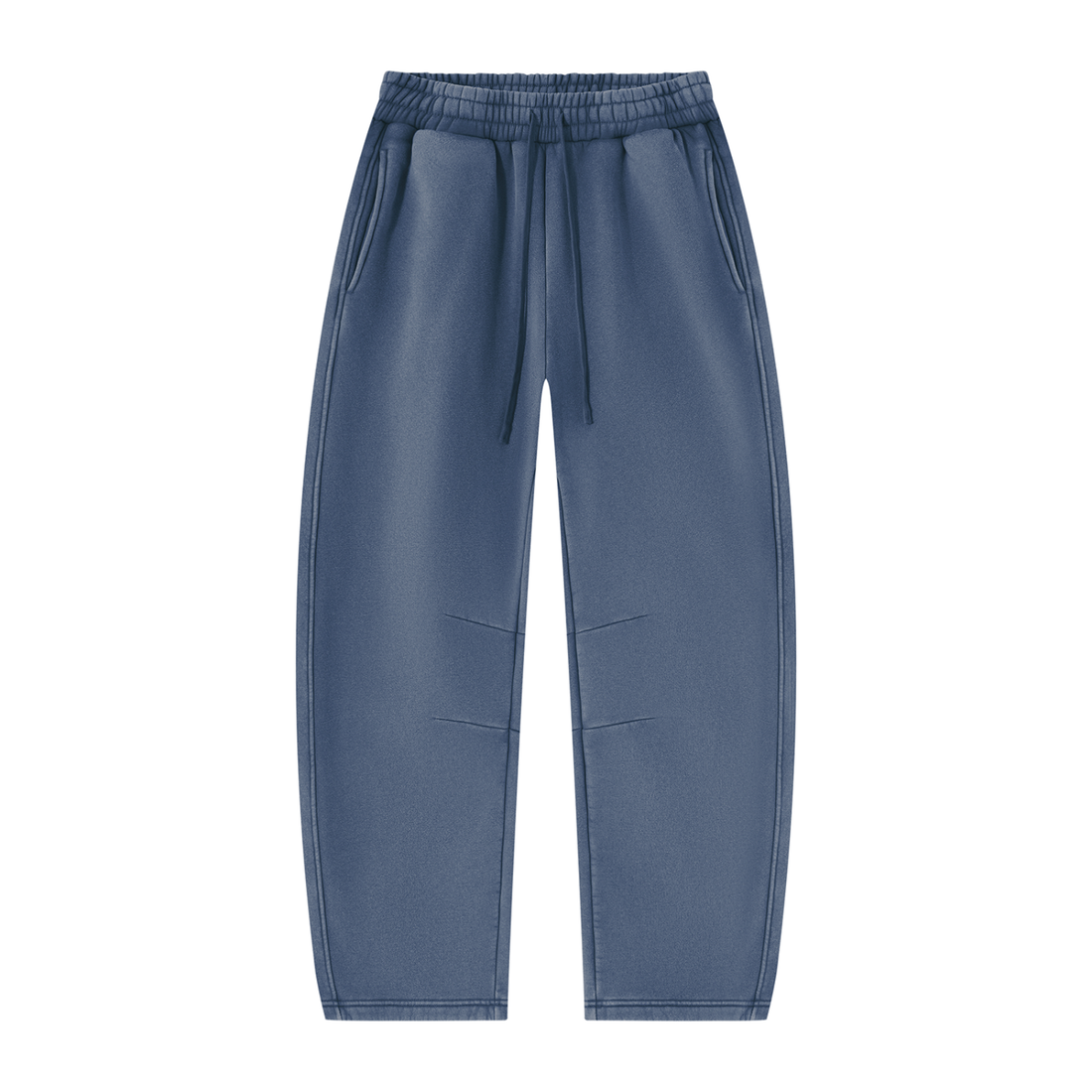 Unisex Vintage Wash Barrel Leg Fleece Sweatpants