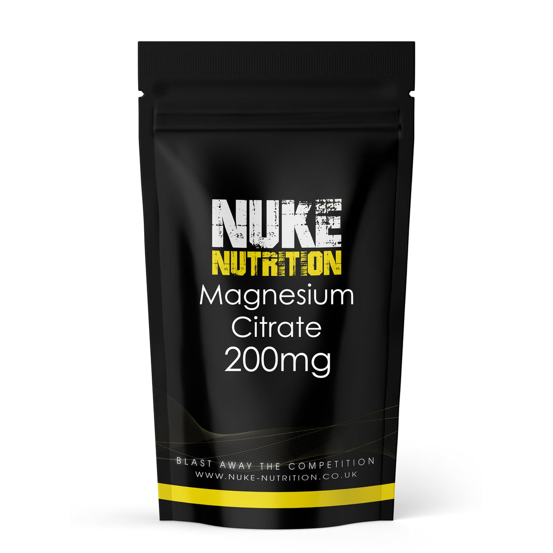 Magnesium Citrate 200mg Tablets High Stength & Bioavailability - Muscle Function & Bowel Support