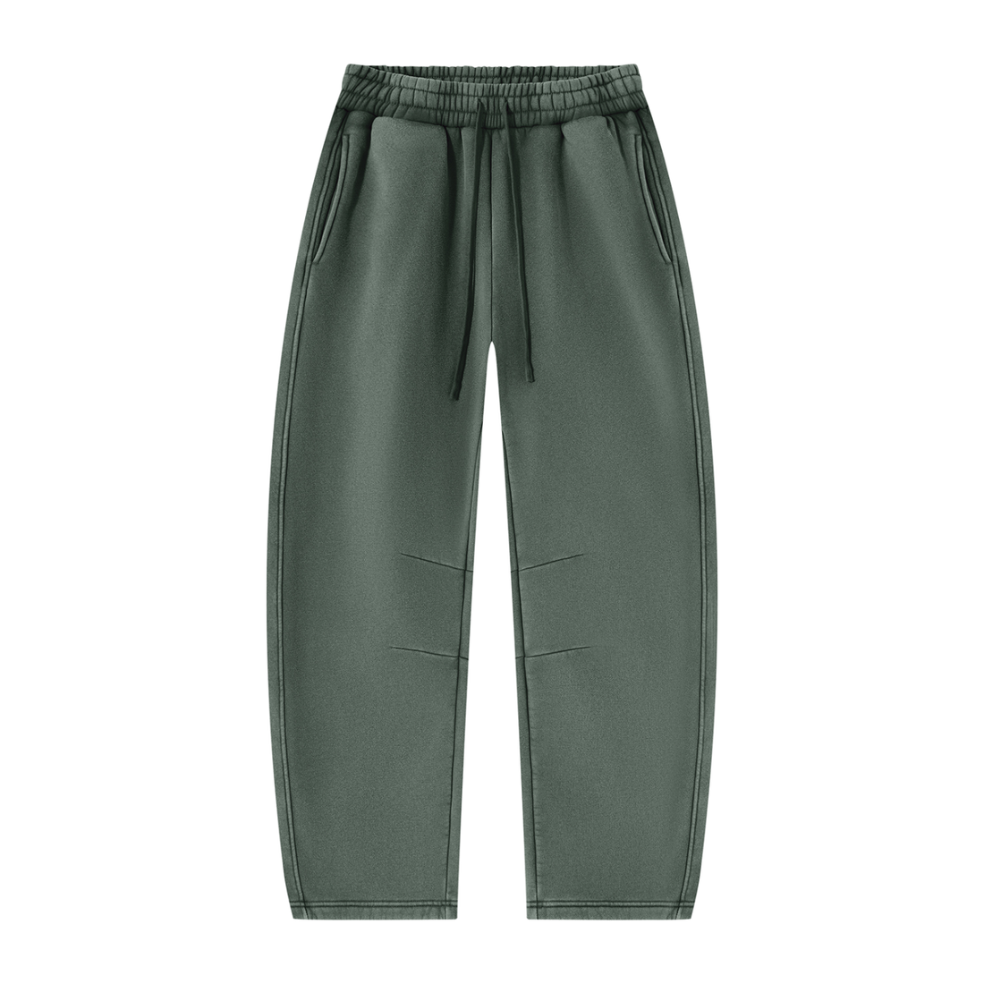 Unisex Vintage Wash Barrel Leg Fleece Sweatpants