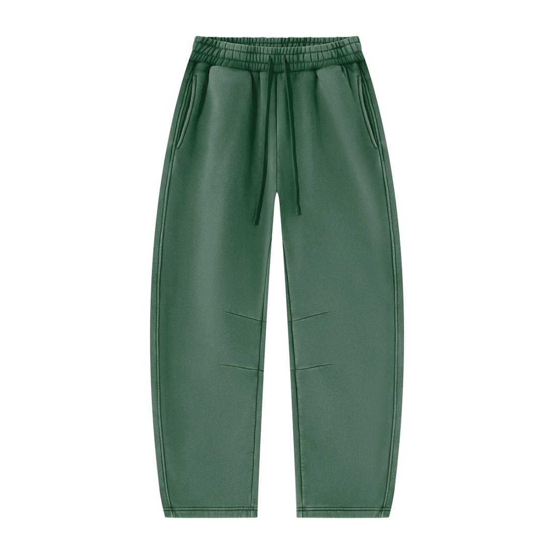 Unisex Vintage Wash Barrel Leg Fleece Sweatpants